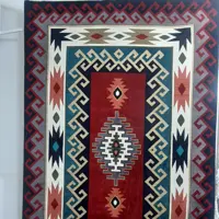 فرش ماشینی گبه سنتی 9 متری رنگ سورمه ای قرمز با کیفیت بالا پس کرایه