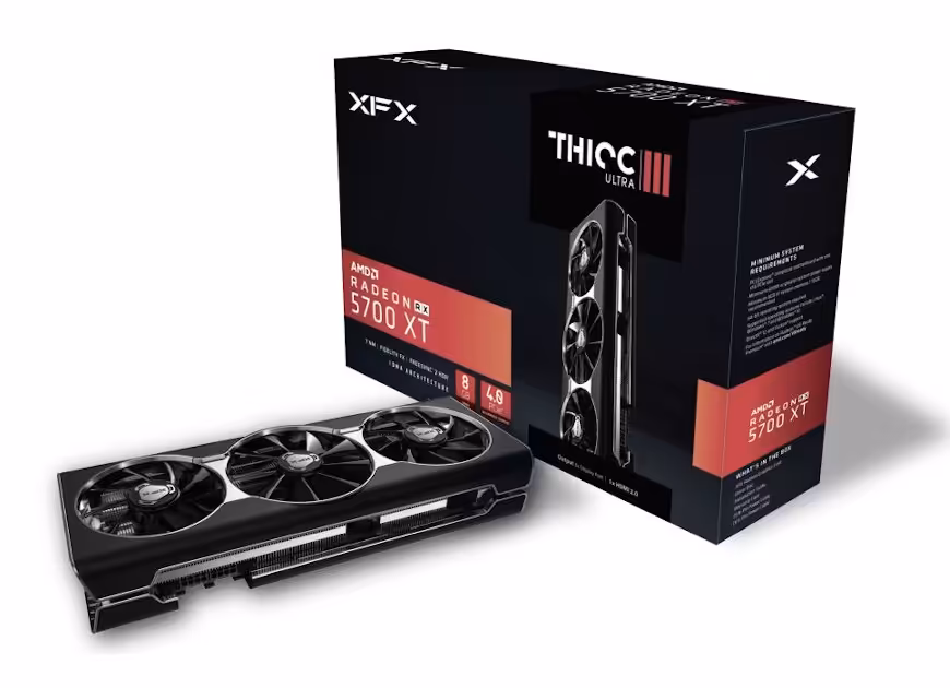 کارت گرافیک  ایکس اف ایکس مدل Radeon RX 5700 XT 8GB GDDR6 THICC III Ultra حافظه 8 گیگابایت