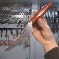 کارد آشپزخانه صادراتی  سایز 2 استاد منفرد زنجان 