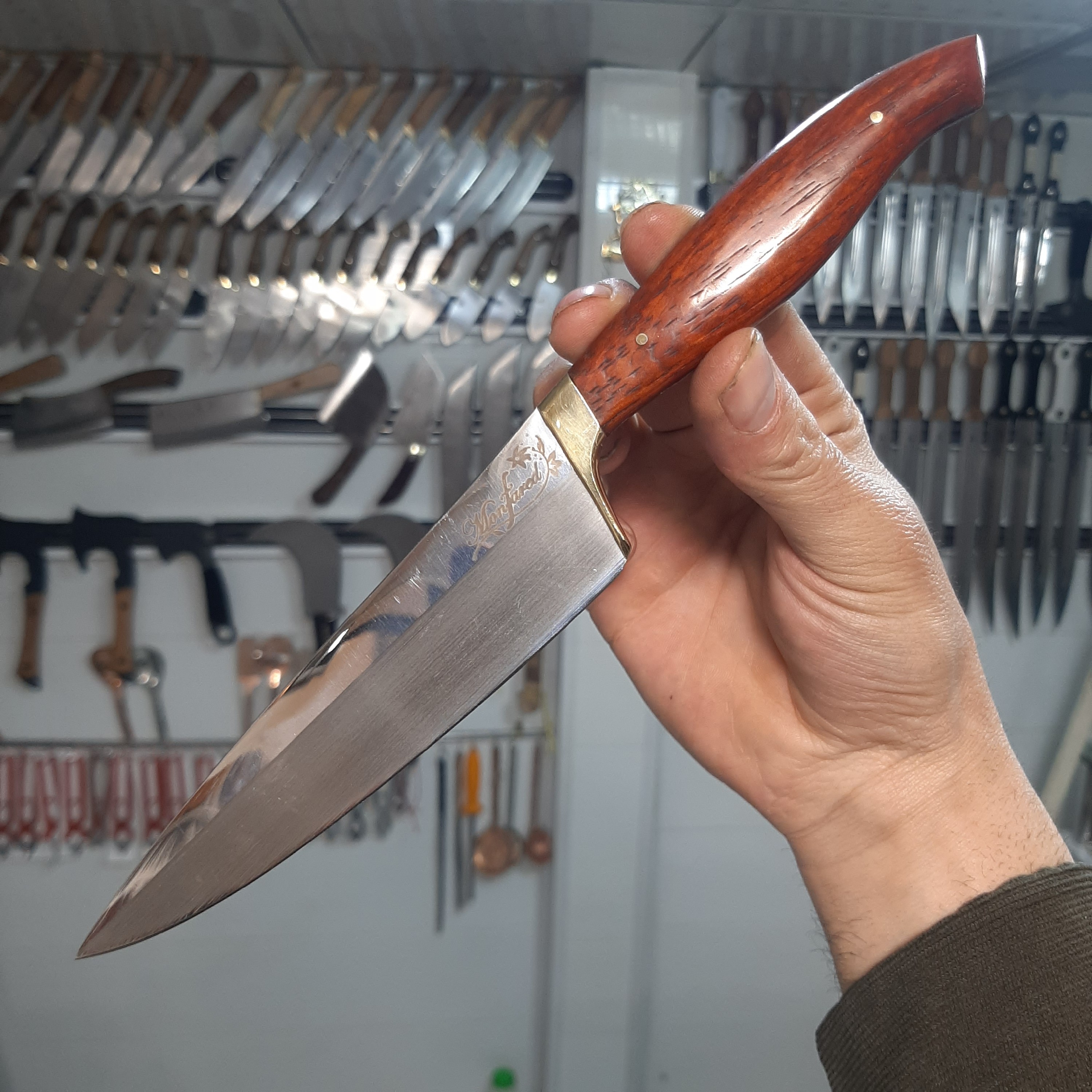 کارد آشپزخانه صادراتی  سایز 2 استاد منفرد زنجان