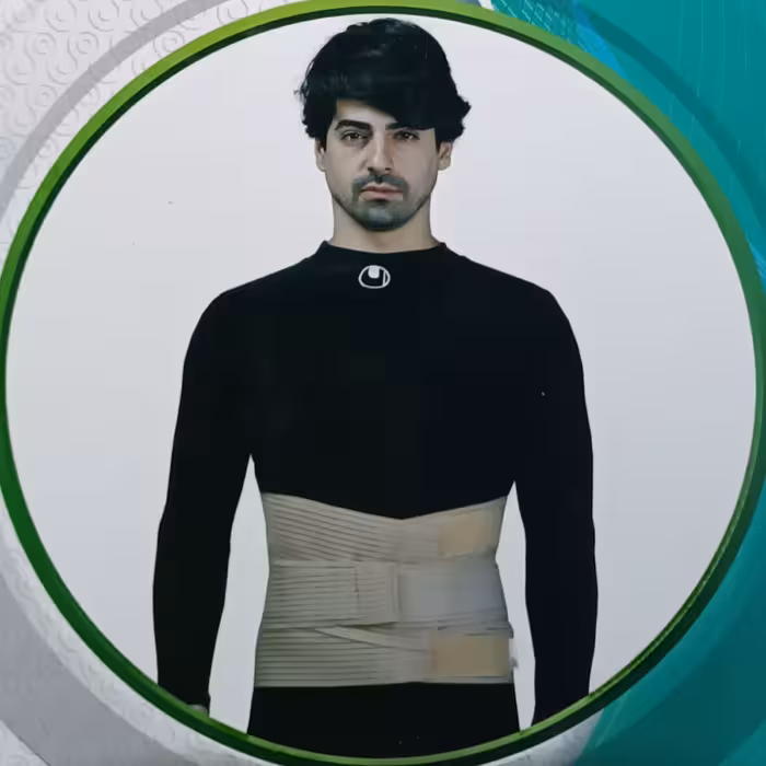 کرست کمر لمبو ساکرال سما طب با کش تنفسی کد 4028 سایز  مدیوم 