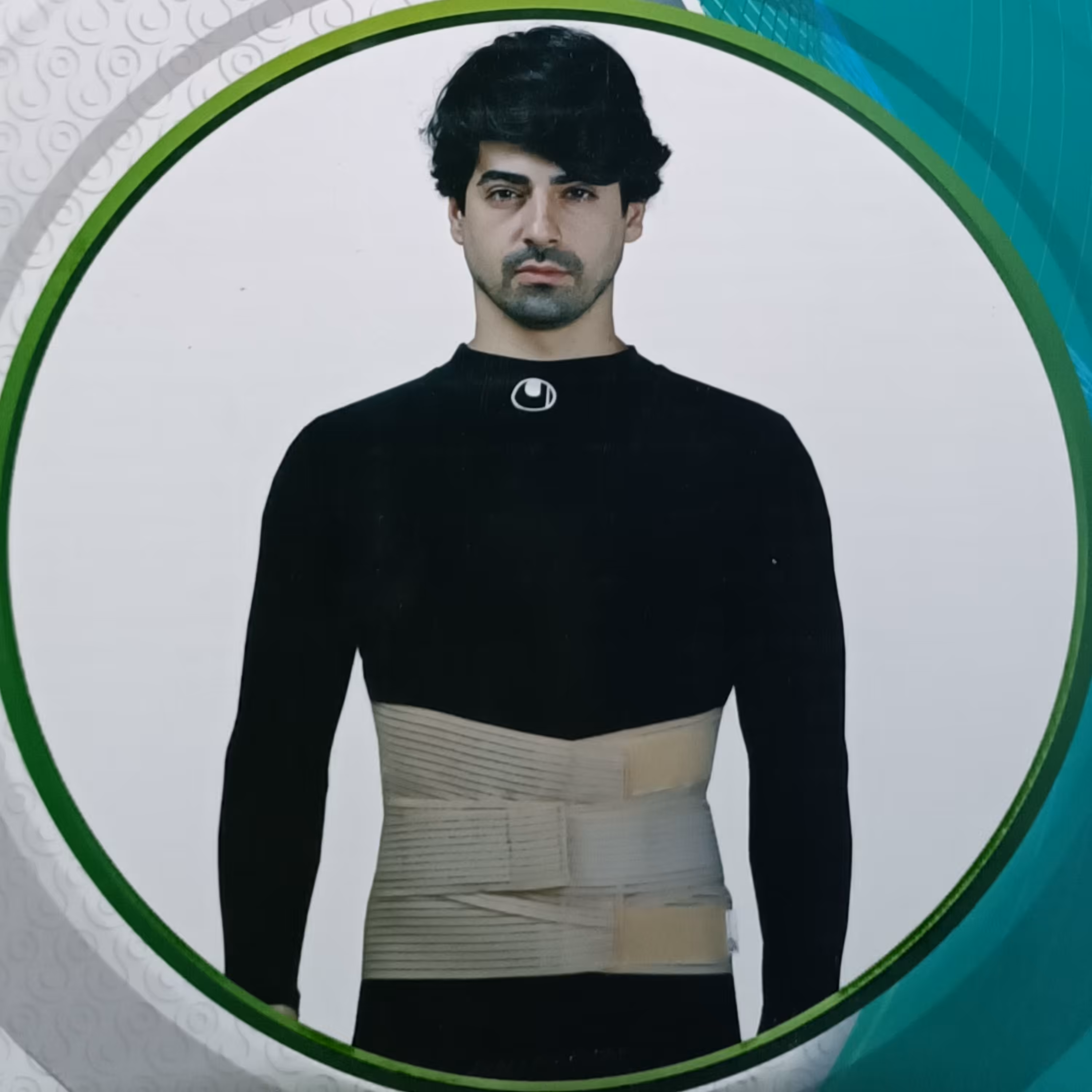 کرست کمر لمبو ساکرال سما طب با کش تنفسی کد 4028 سایز  مدیوم 