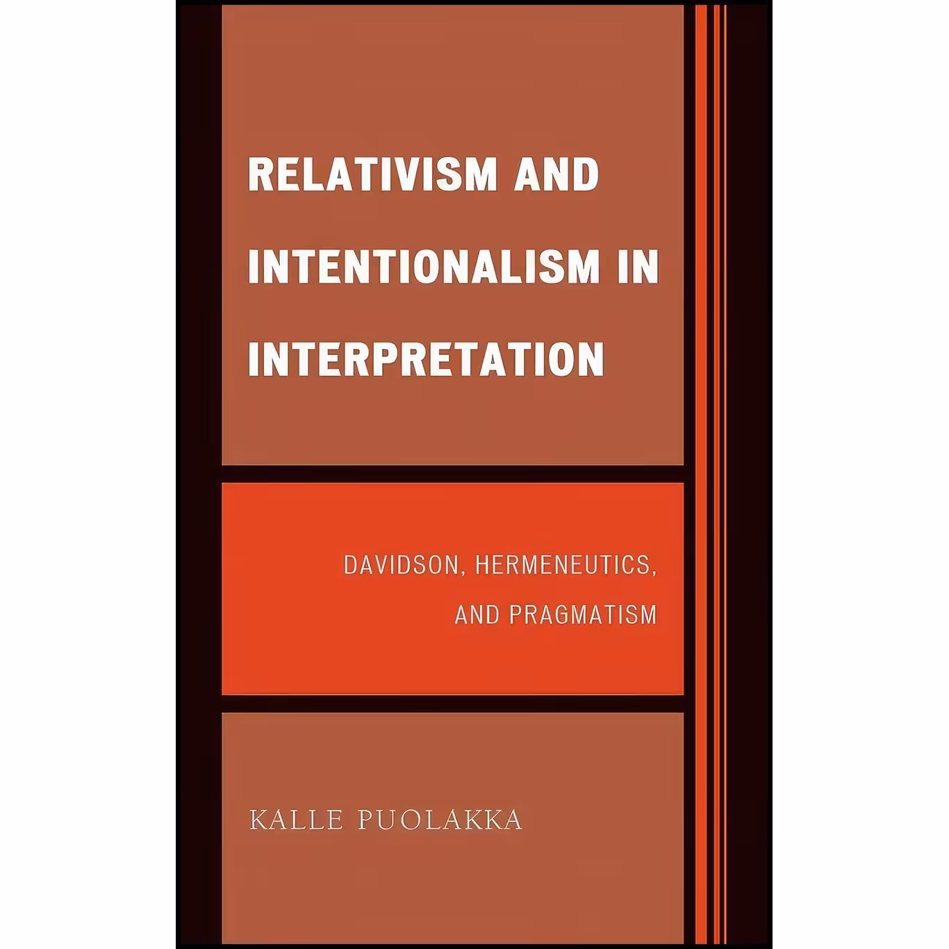کتاب زبان اصلی Relativism and Intentionalism in Interpretation