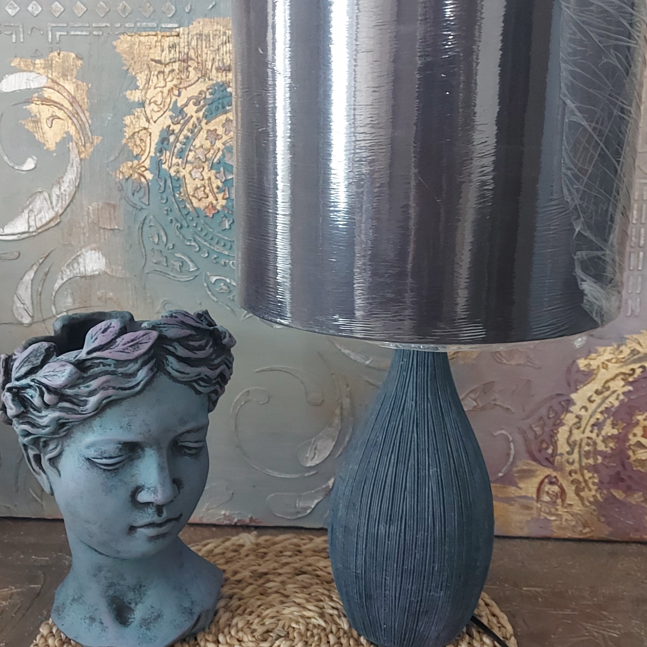 آباژور مدرن، در رنگهای دلخواه، سایز متوسط، پتینه شده