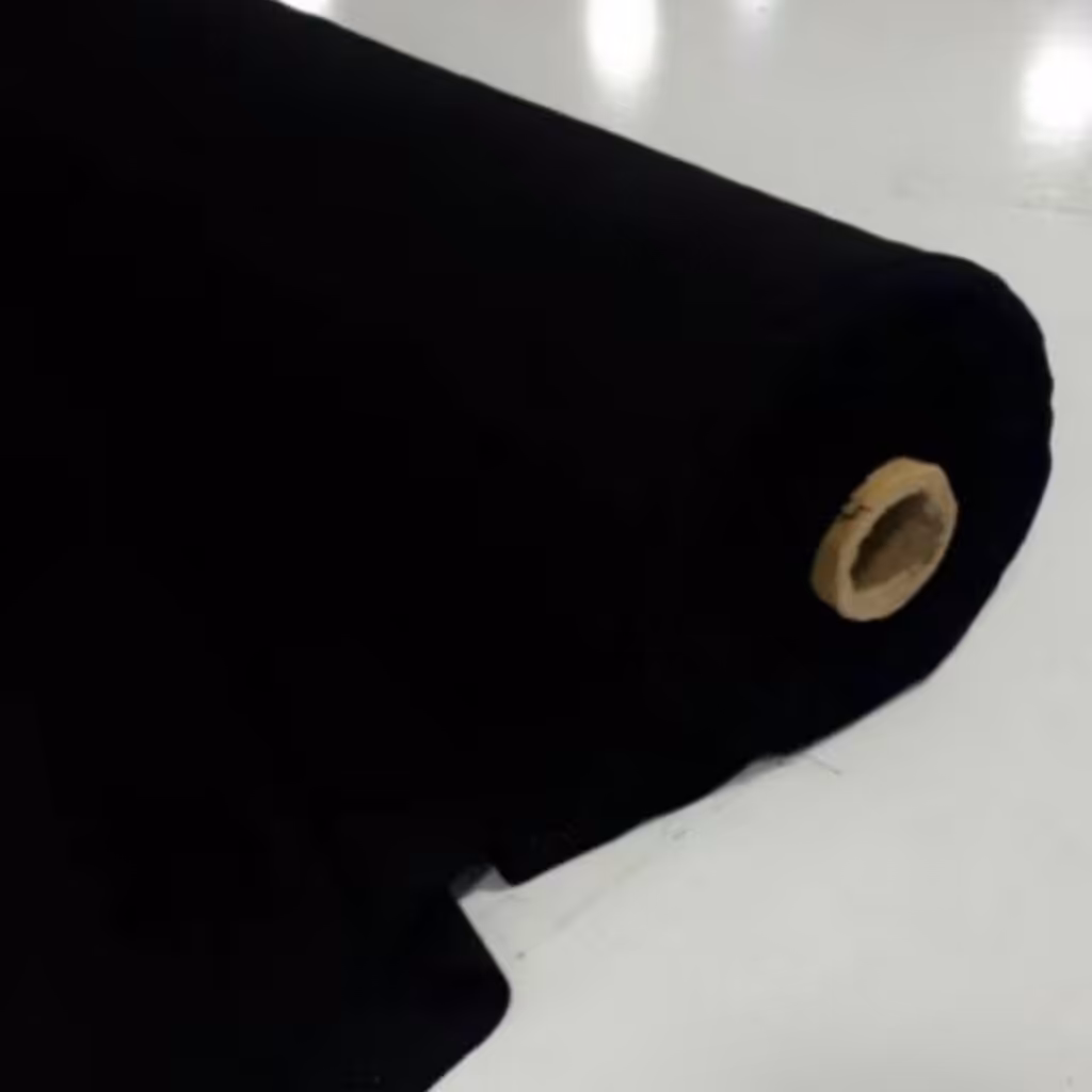 نیم متر پارچه سورن پنبه مشکی 