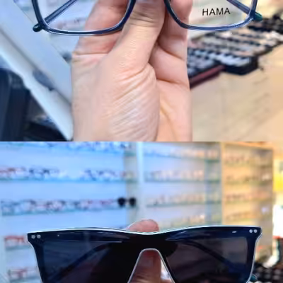 عینک طبی استات با کاور آفتابی