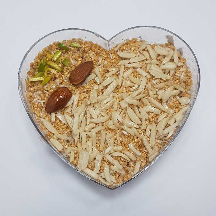 معجون کنجد عسلی درجه یک کنجد عسل وانیل خلال بادام و پسته (200گرم) 