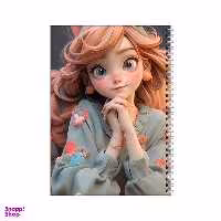 دفتر مشق 100 برگ بامبیلیپ طرح دختر امیدوار کد 0545024