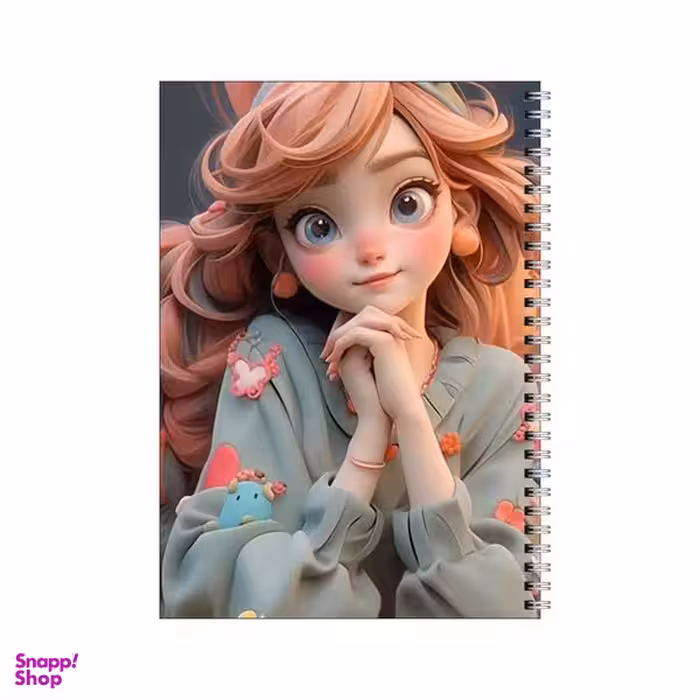 دفتر مشق 100 برگ بامبیلیپ طرح دختر امیدوار کد 0545024