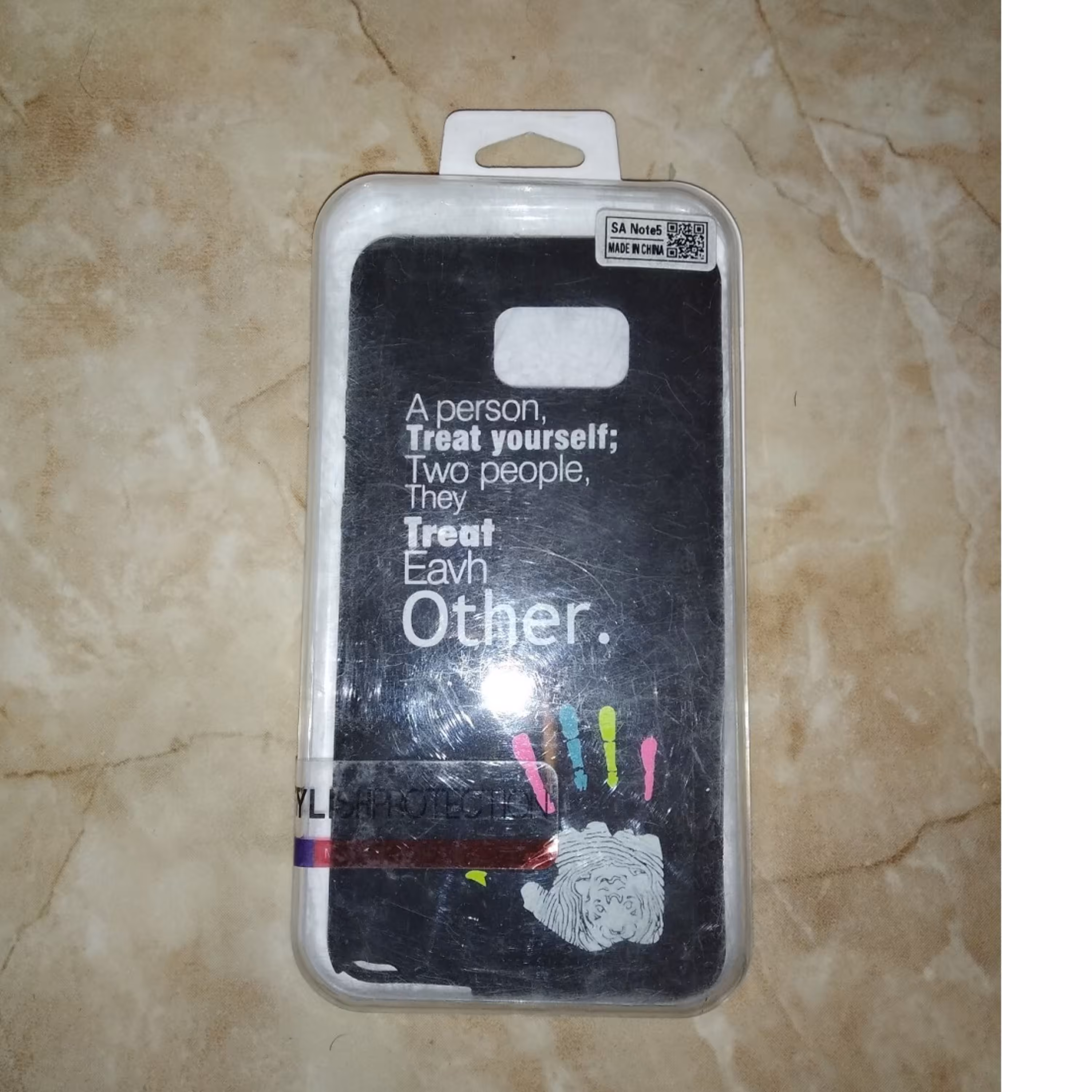 کاور گوشی طرح اثر انگشت  Samsung Galaxy Note5