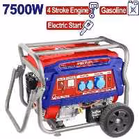 موتور برق 7500 وات استارتی چرخ دار سیم پیچی مسی ایمتاپ emtop مدل EGGRD