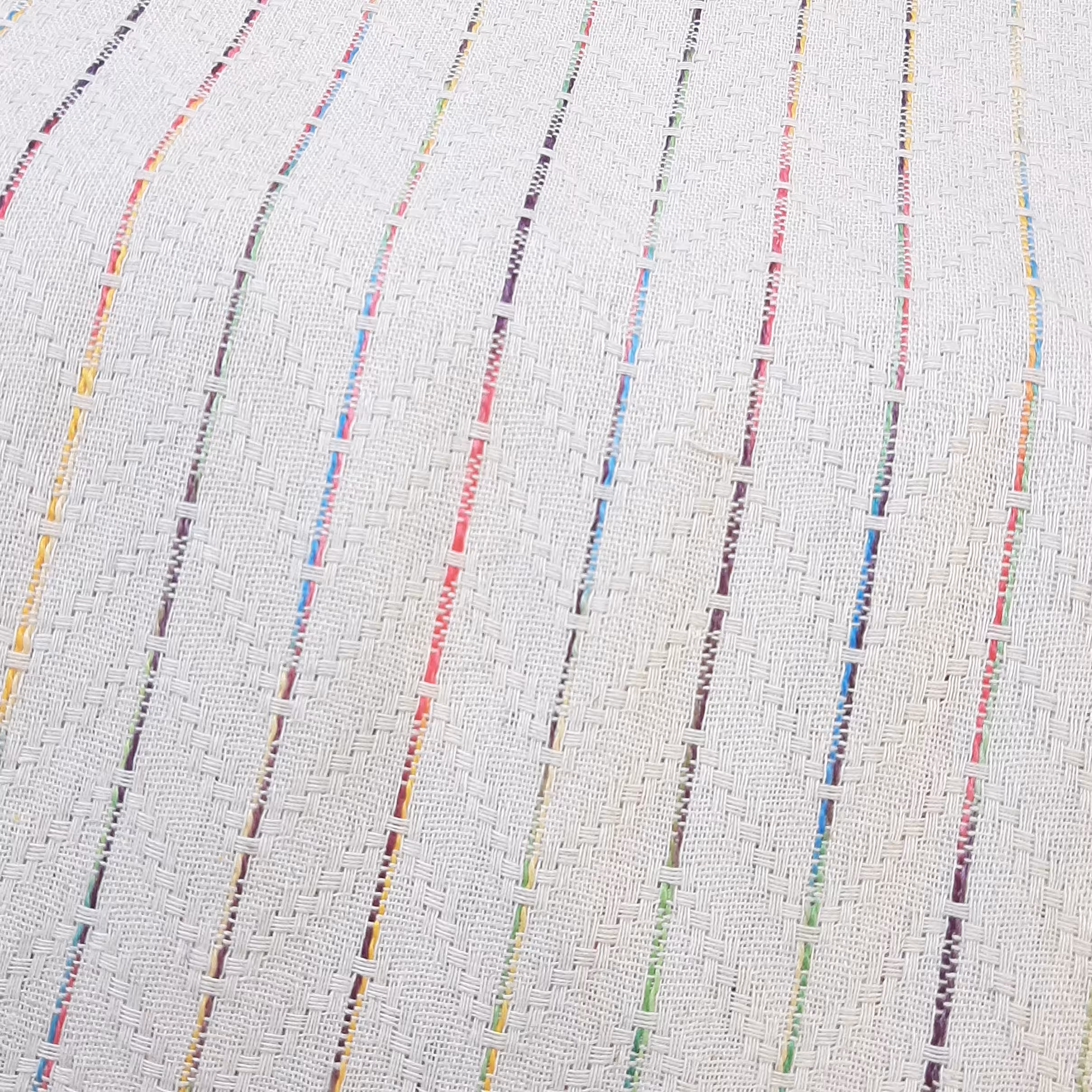 پارچه لینن راه دار رنگی (یک متری)