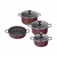 سرویس پخت و پز 7 پارچه کاج نچسب مدل دالیا