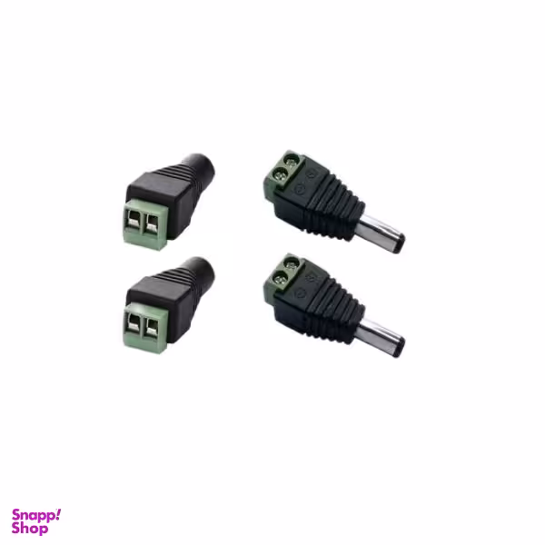 فیش تغذیه آداپتور نری و مادگی مدل NOTE-4 بسته 4 عددی