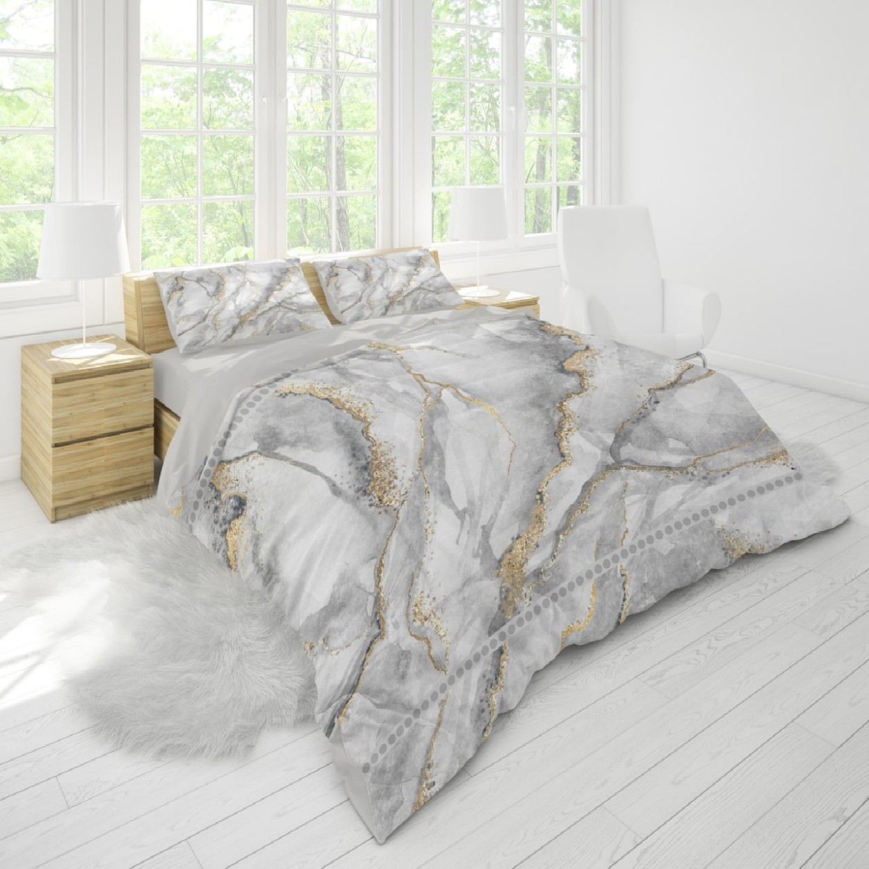 سرویس روتختی گوزل کد G-86-1 دونفره 7 تکه 