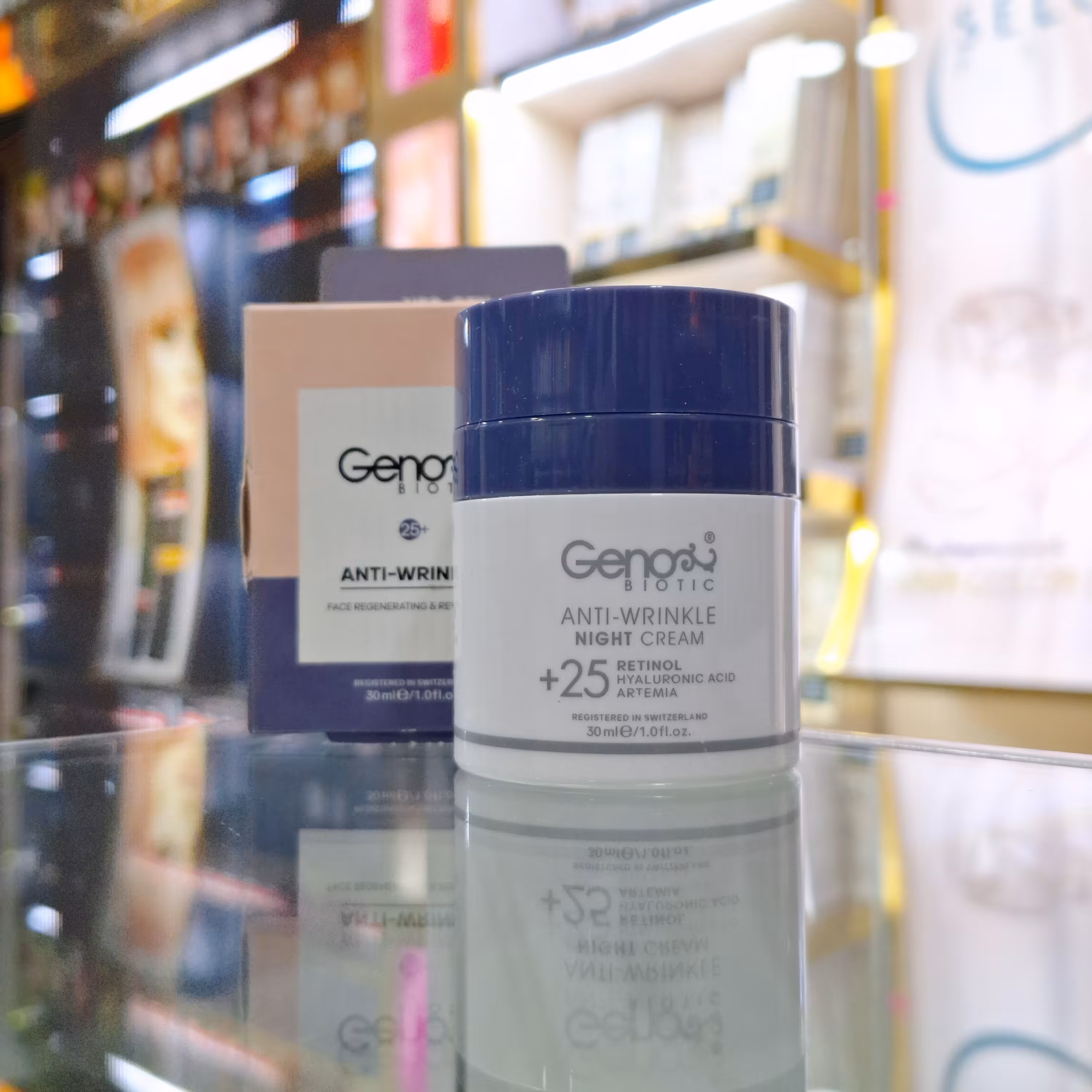 کرم ضد چروک شب  بالای 25 سال ژنوبایوتیک حجم 30ml