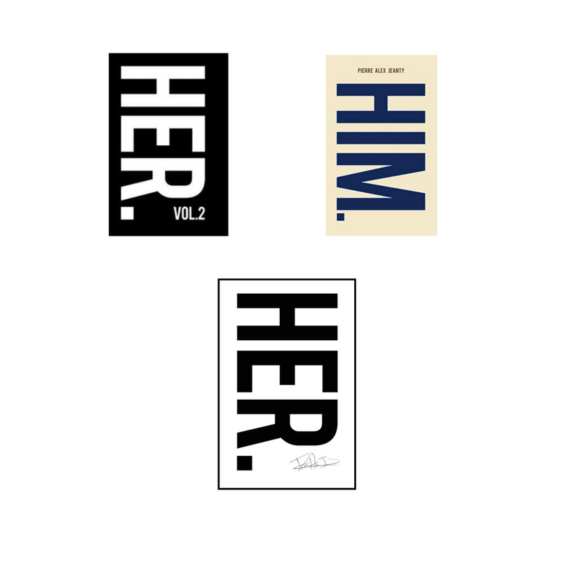 کتاب HIM اثر Pierre Alex Jeanty نشر Jeanius Publishing سه جلدی
