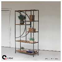 استند ایستاده طرح دار  ( چوب وفلز )