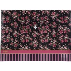 پوشه دکمه دار کلیپس طرح رز