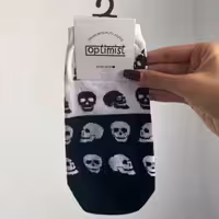 جوراب مچی جمجمه نخ پنبه فری سایز