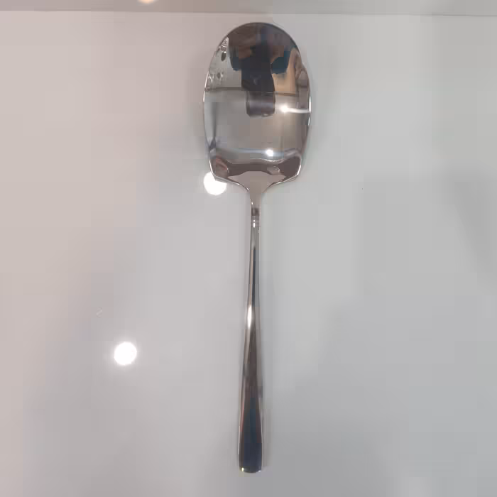 کفگیر استیل اصل آهن ربا نگیر ساده براق