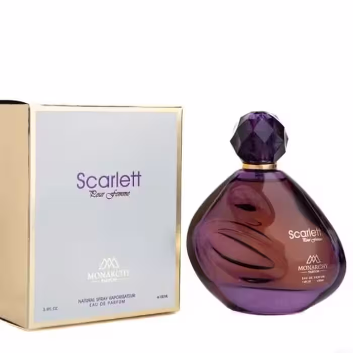 ادپرفیوم زنانه برند مونارچی اصلی مدل SCARLETT با رایحه تیری موگلر الیین