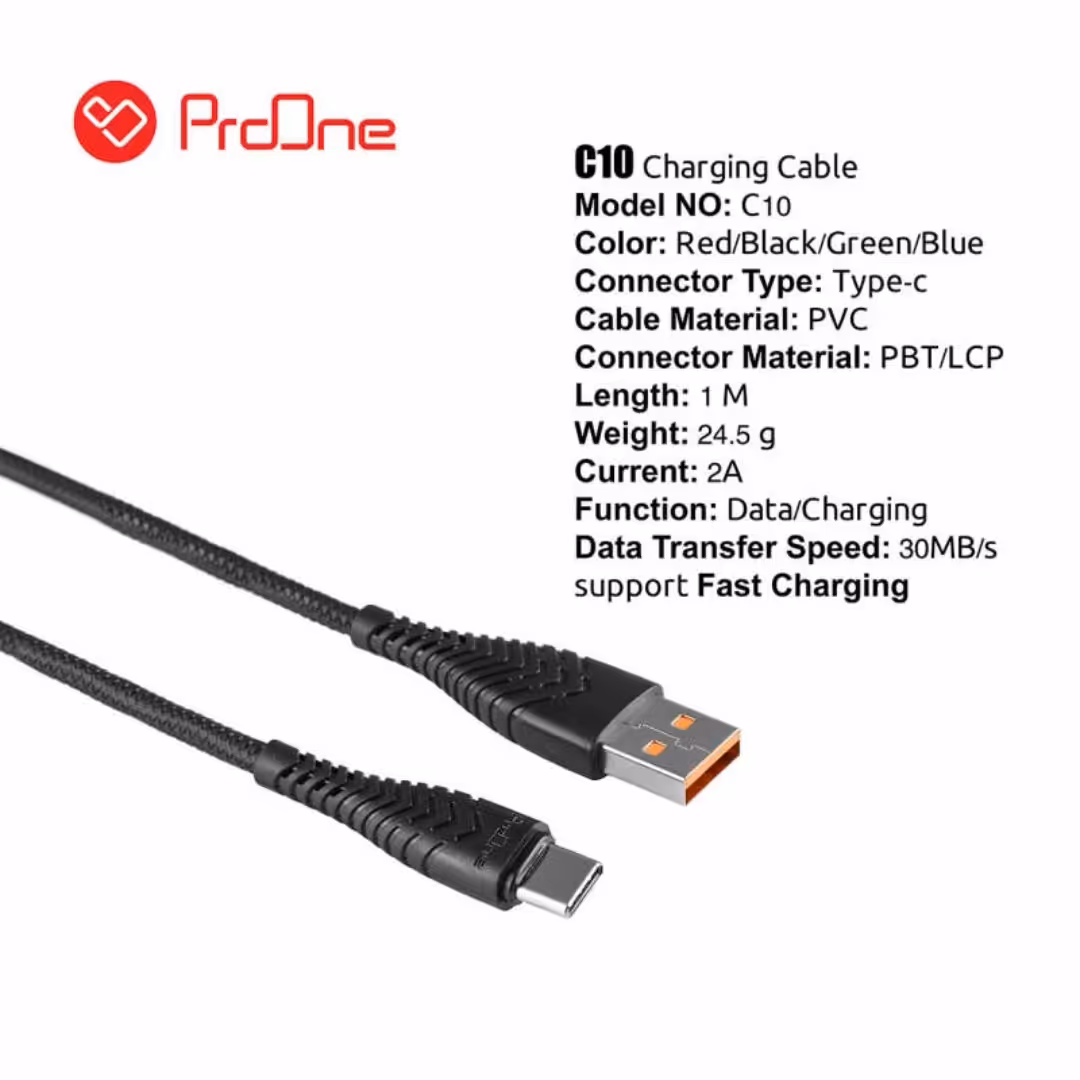 کابل تبدیل USBبه Type-cپرووان مدل PCC165(C10)

