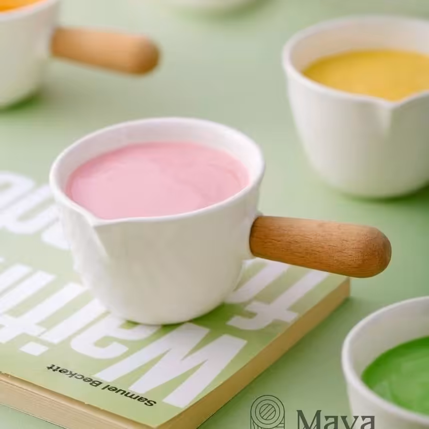 سس خوری دسته چوبی. طرح هانا و برند مایا