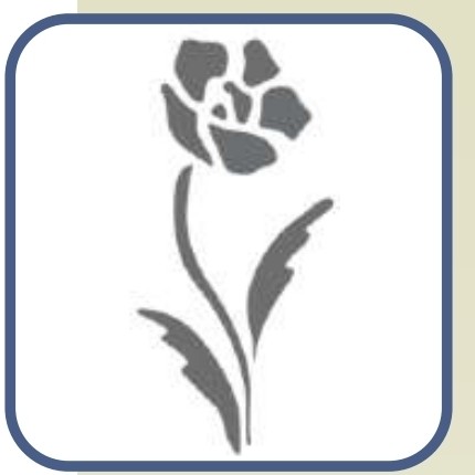 شابلون طرح گل کد 654 سایز 20 در 30