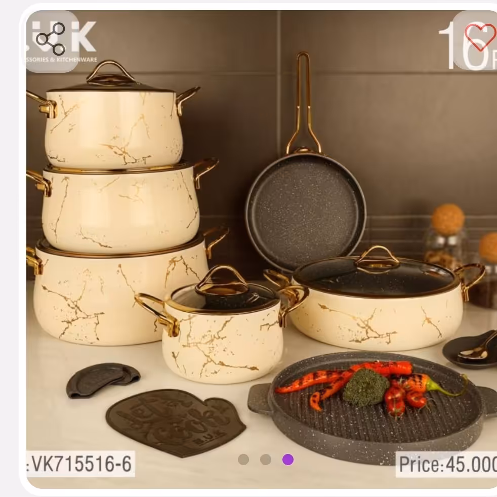 سرویس 16 پارچه گرانیتی bvk.کیفیت عالی و تضمینی 