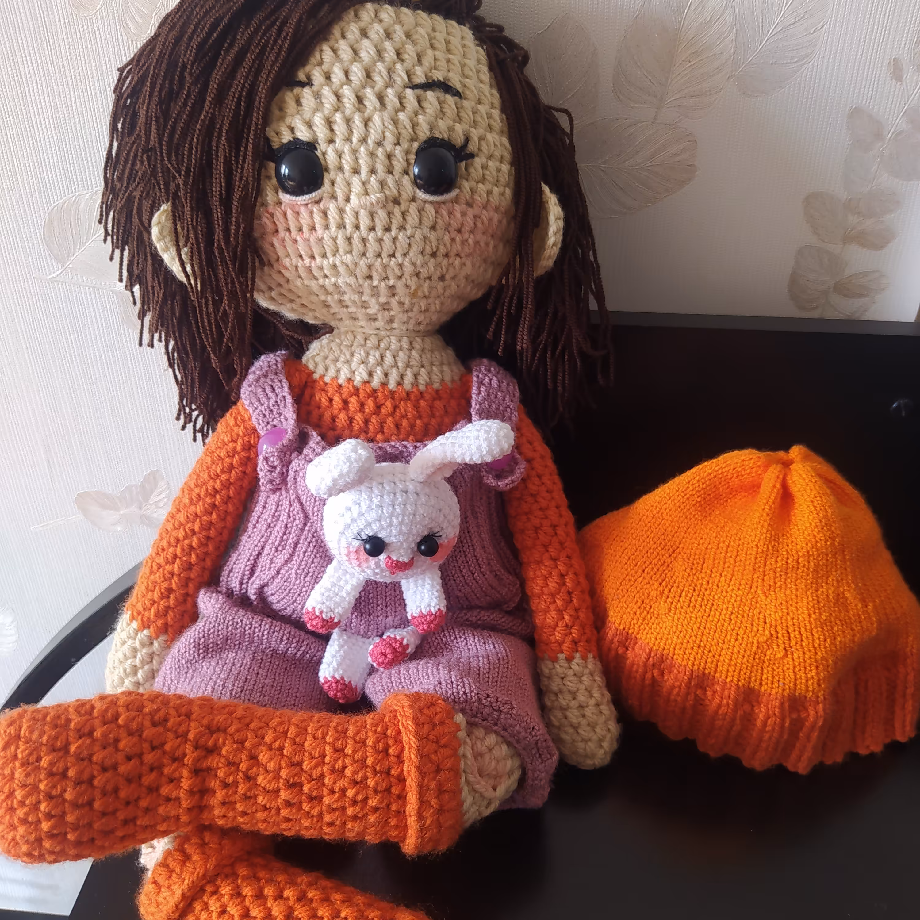 عروسک بافتنی  56سانتی 