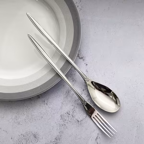 قاشق چنگال 6 نفره استیل