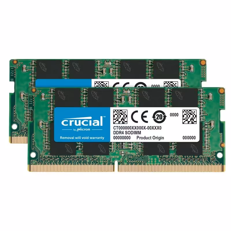 رم لپ تاپ DDR4 دو کاناله 3200 مگاهرتز CL22 کروشیال مدل CT16 ظرفیت 16 گیگابایت

