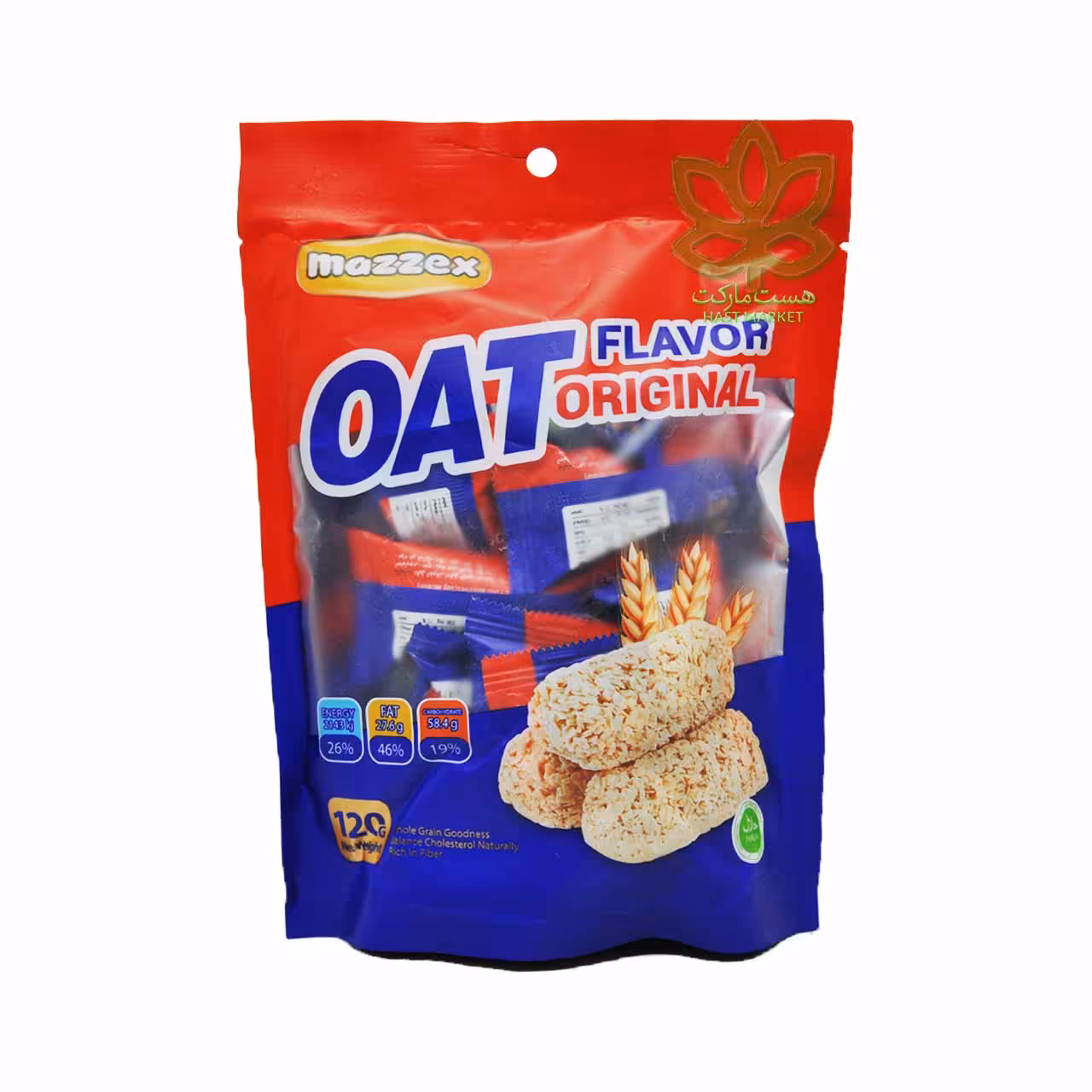 شکلات غلات اوت چوکو ( شوکو ) 120 گرم اورجینال مازکس - oat choco