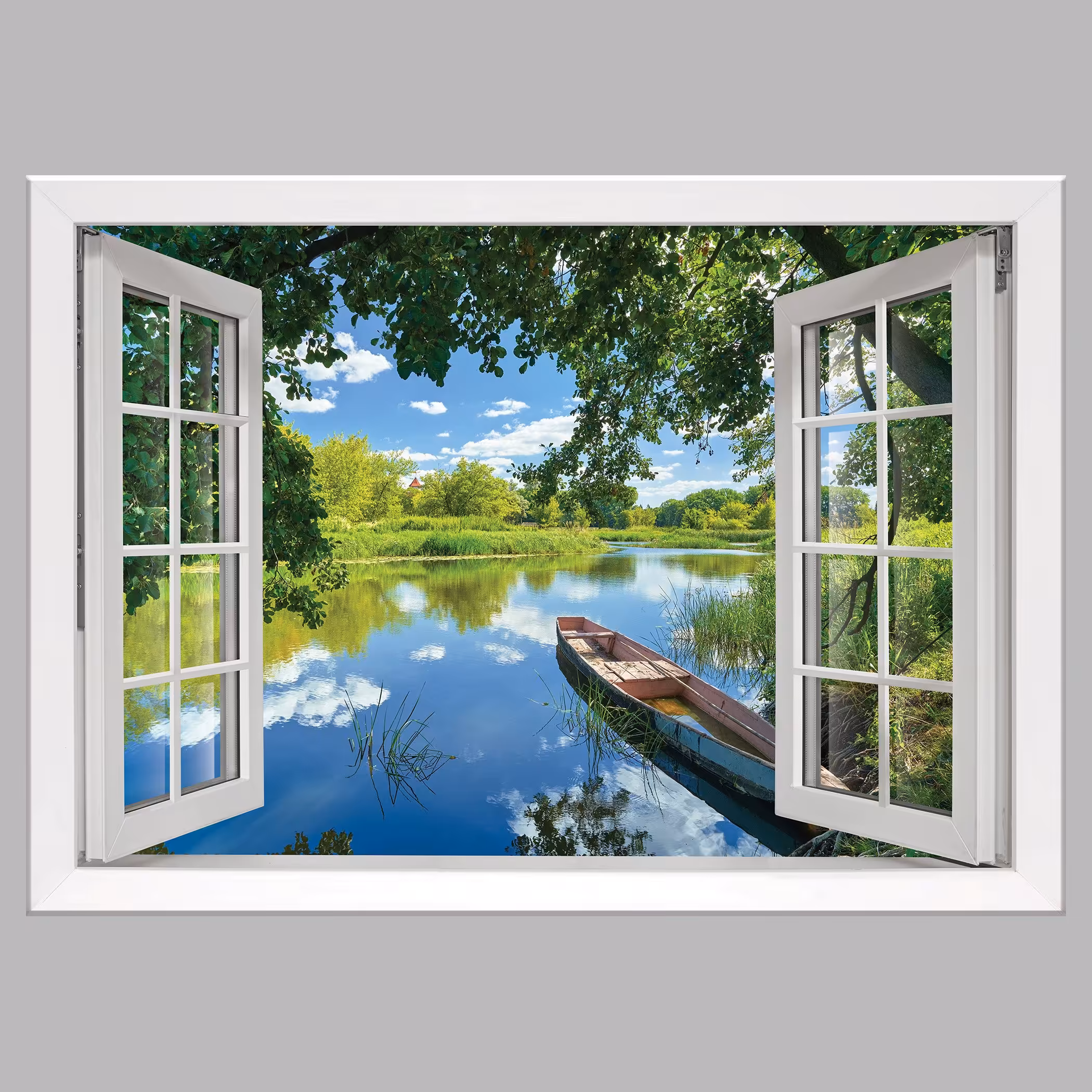 برچسب پنجره مجازی  کد 002  اندازه 50 در70سانتی متر