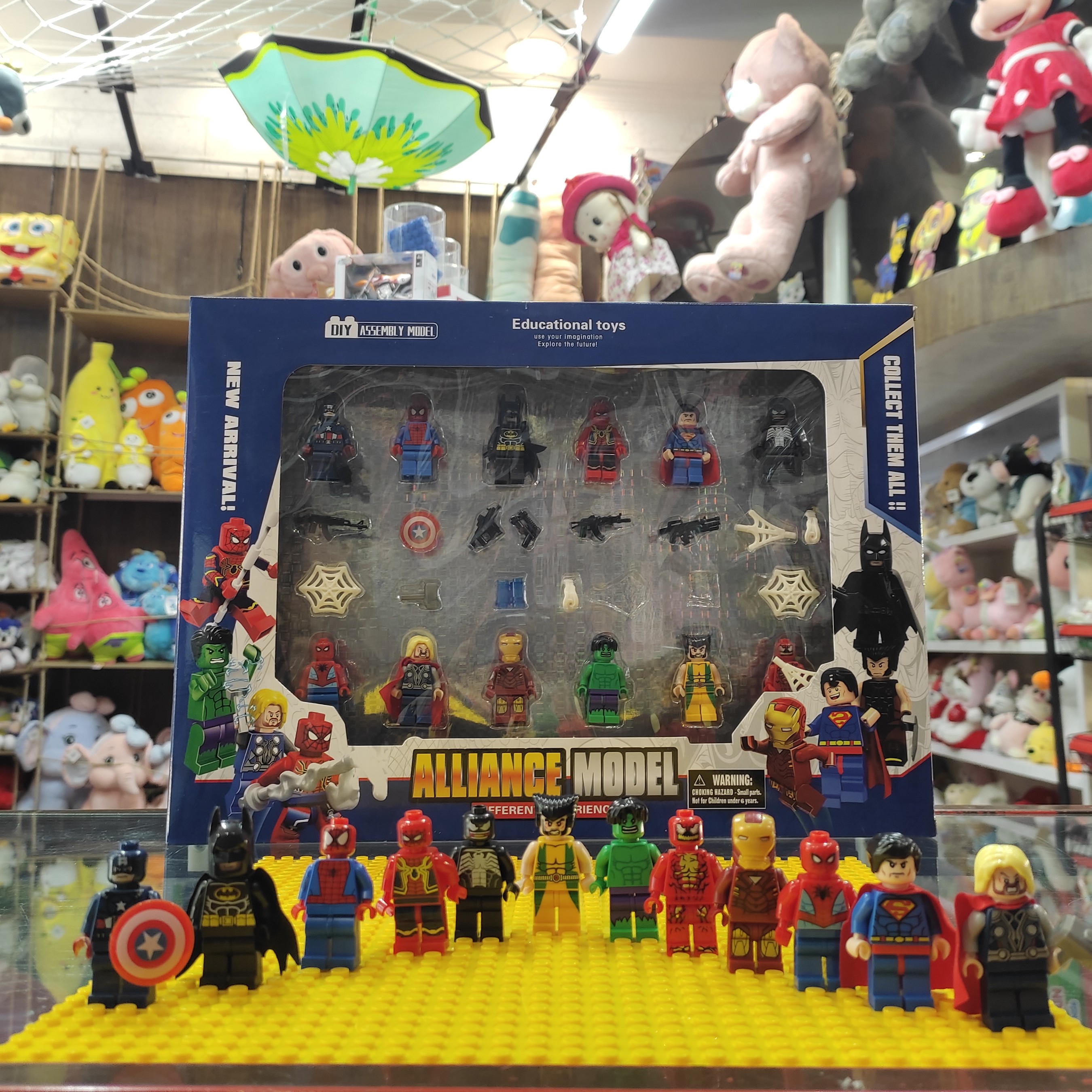 لگو آدمک شخصیت اونجرز  مجموعه دوازده عددی کد 4134