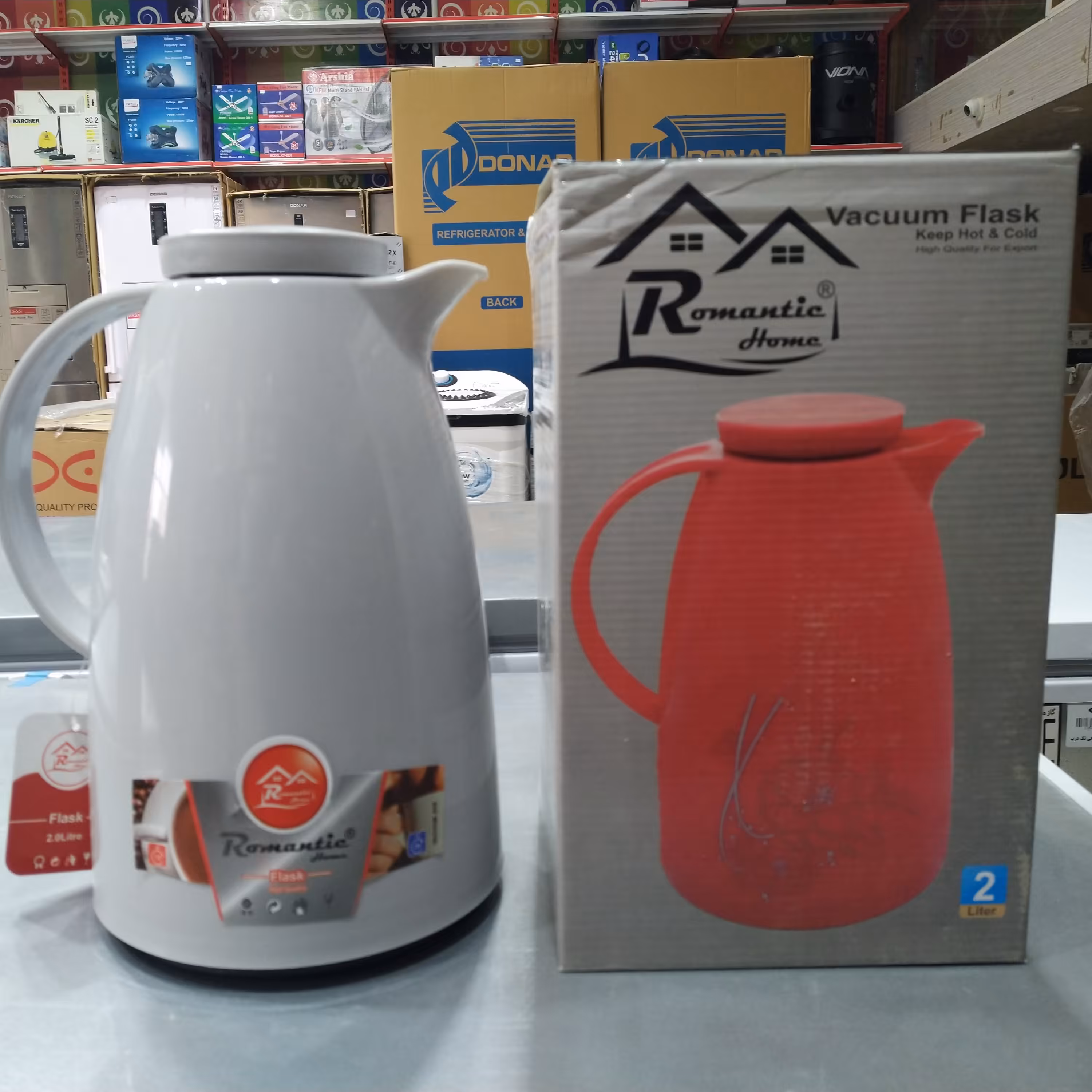 فلاسک 2 لیتری رمانتیک هوم مدل 1820