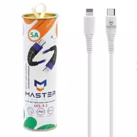کابل شارژ فست MASTER TYPE-C to lightening مدل UCL-3.1 سفید رنگ 1 متری