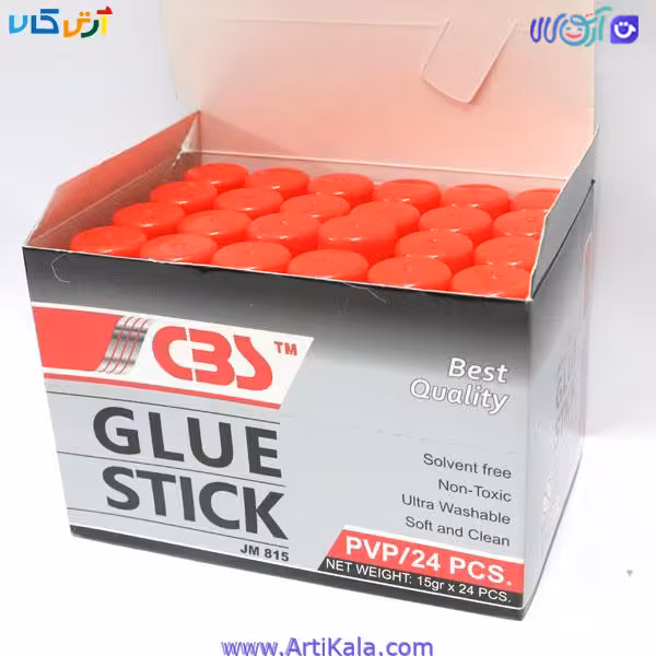 بسته 24 عددی چسب ماتیکی 15 گرمی CBS