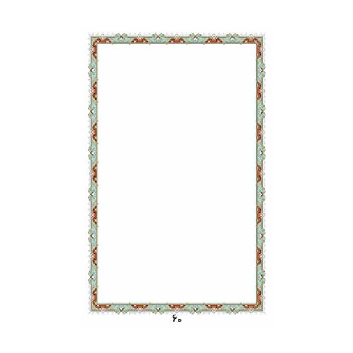 کاغذ تذهیب گلاسه A4 کد 60 بسته 100 عددی