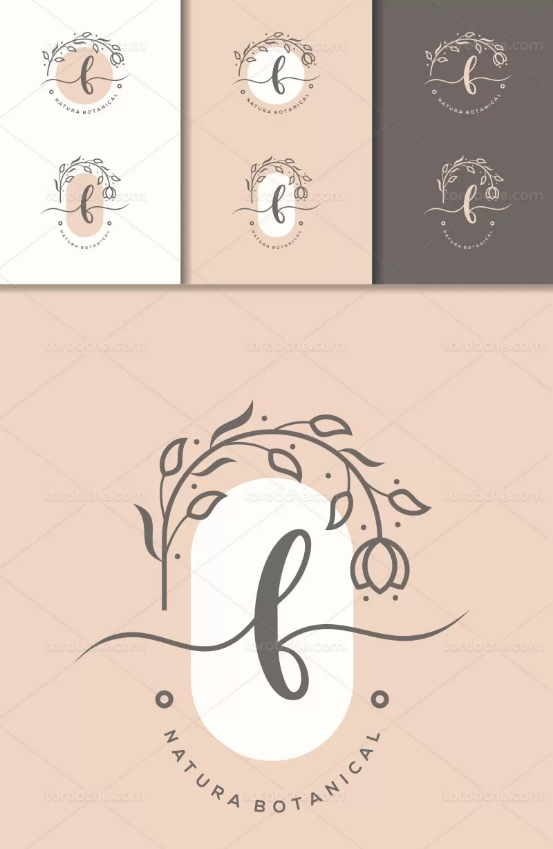 وکتور لوگو حرف F خلاقانه | گرافیک با طعم تربچه