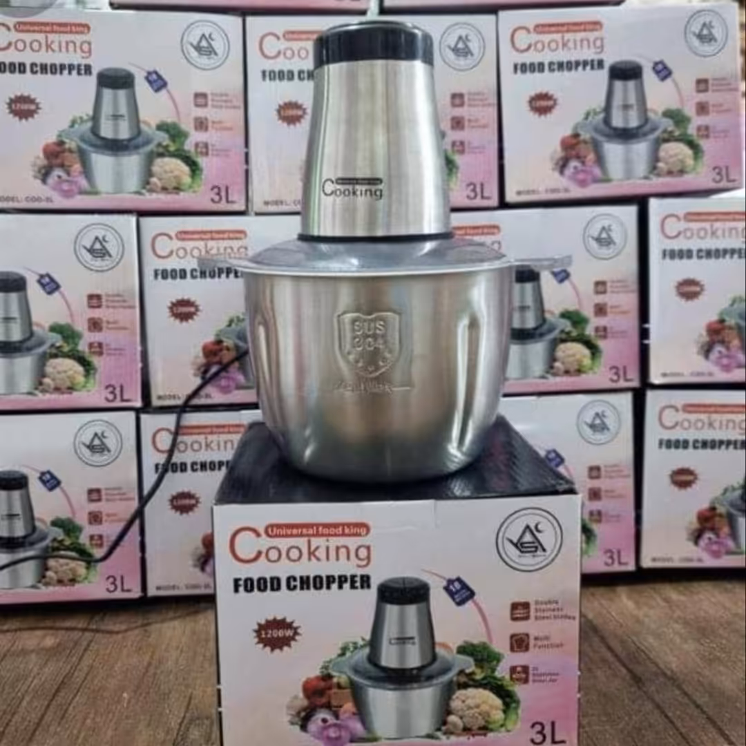 خردکن سه و نیم لیتری کوکینگ کاسه استیل ،غذاساز همه کاره کوکینگ 