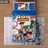 سرویس روتختی 1 نفره تنسل چاپی برندترک لند (Turk Land)  کد rs 820
