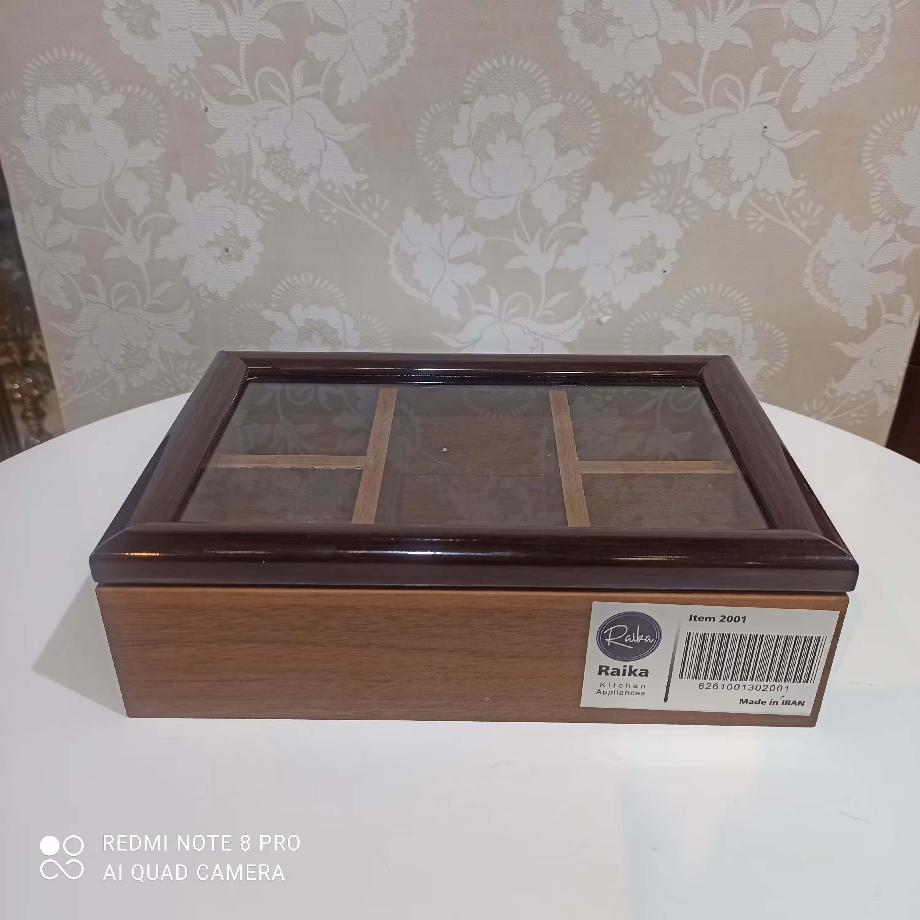 تی بگ تی بگ چوبی تی بگ درب دار ظروف سرووپذیرایی