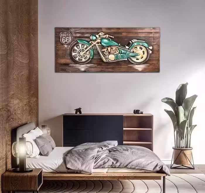 تابلو برجسته 3D موتور بزرگ