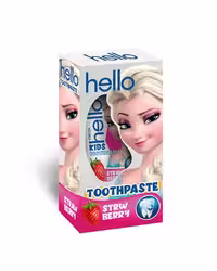 خمیر دندان تیوبی کودک هلو فرش Hello Fresh طرح فروزن با طعم توت فرنگی 70 گرم