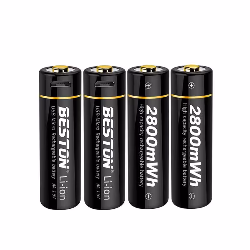 باتری قلمی قابل شارژ بستون مدل LION2800MAH کد میکرو USB بسته چهار عددی