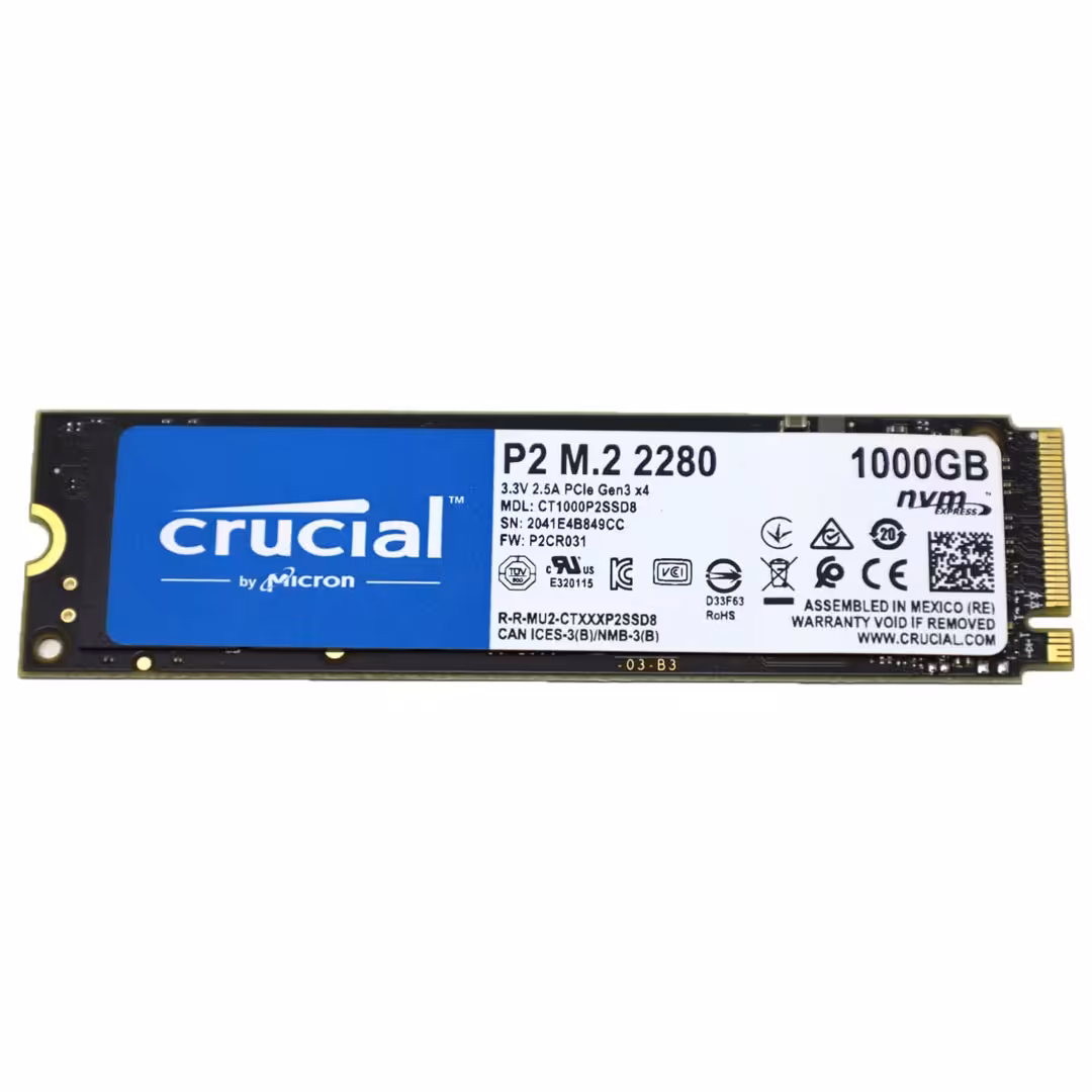 اس اس دی CRUCIAL 1TB P2 M.2 NVME