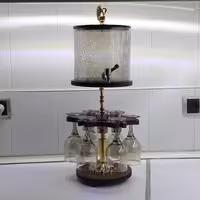 کلمن بار شیشه ای ترک باگیلاس( جام) و شات مدلkoala