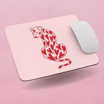 موس طرح پلنگ قلبی